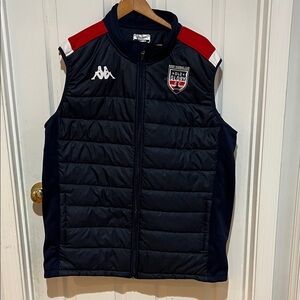 Old Glory Rugby Kappa Navy Quilted Vest